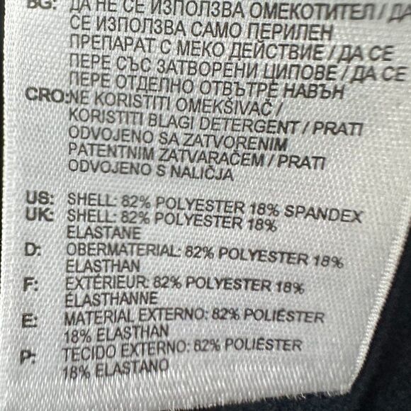 nwot Adidas Climalite Black Leggings, Size L, pocket on one side - Picture 9 of 10